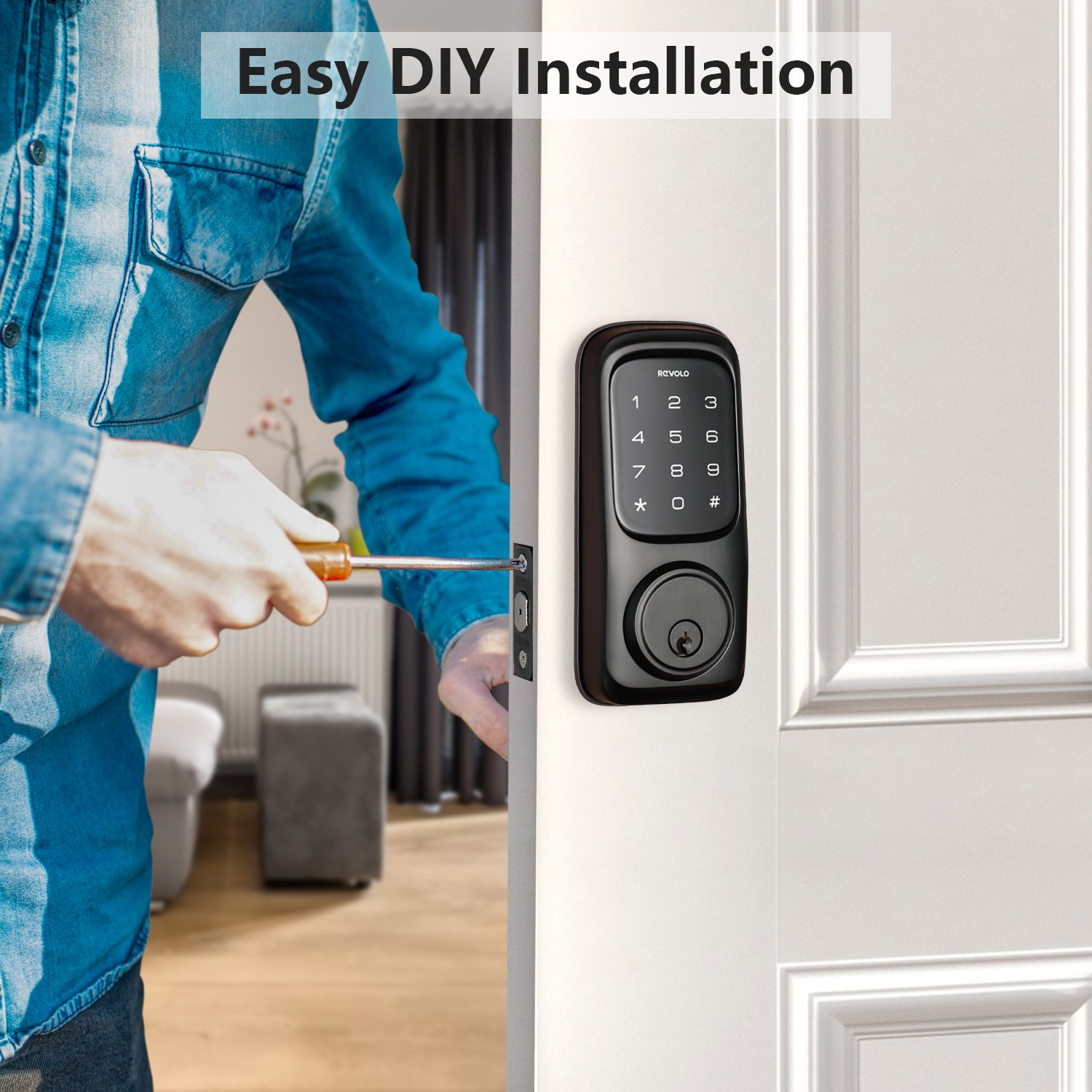 REVOLO RE002 Keyless Entry Door Lock: Affordable Smart Lock