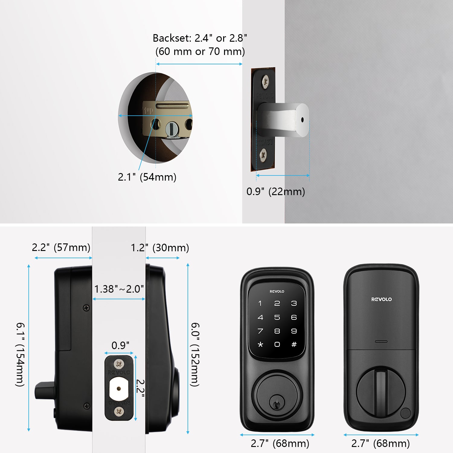 REVOLO RE002 Keyless Entry Door Lock: Affordable Smart Lock
