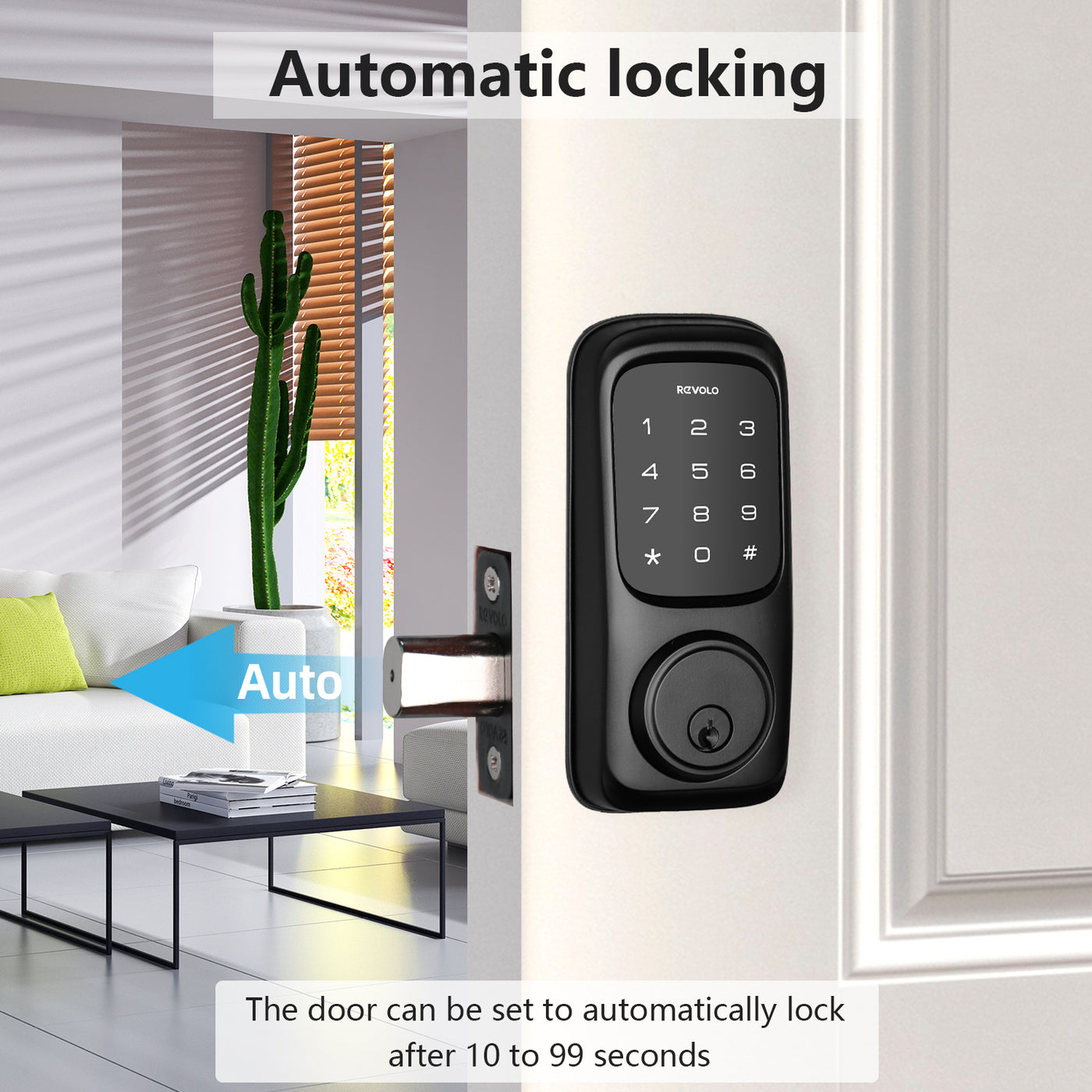 REVOLO RE002 Keyless Entry Door Lock: Affordable Smart Lock