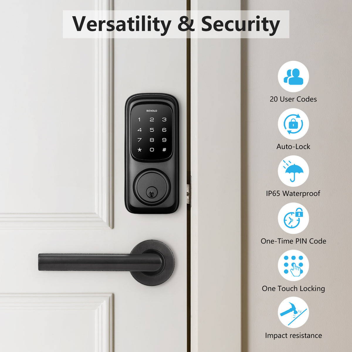 REVOLO RE002 Keyless Entry Door Lock: Affordable Smart Lock